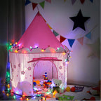 Spela tält - prinsessan tält - pop -up speelhuis - rosa