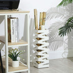 Paraplyhållare - Square Design - With Water Collection - White