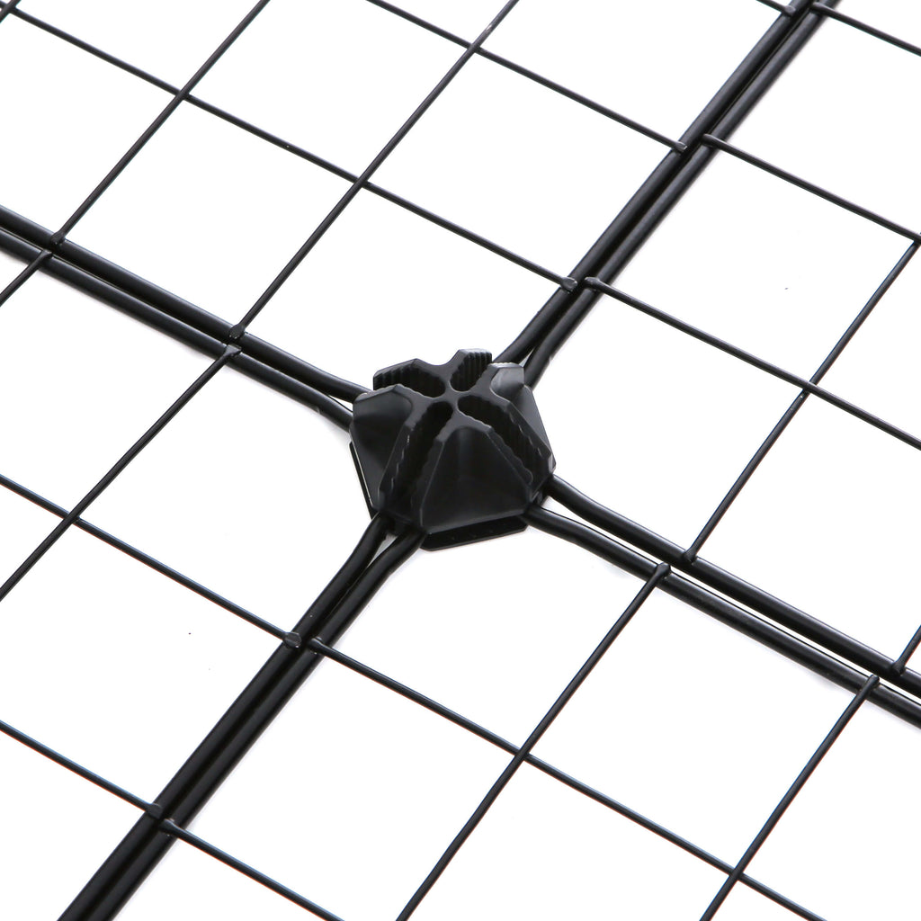 Kubskåp - Wire Mesh Plank System - förvaringsskåp - 9 fack - svart