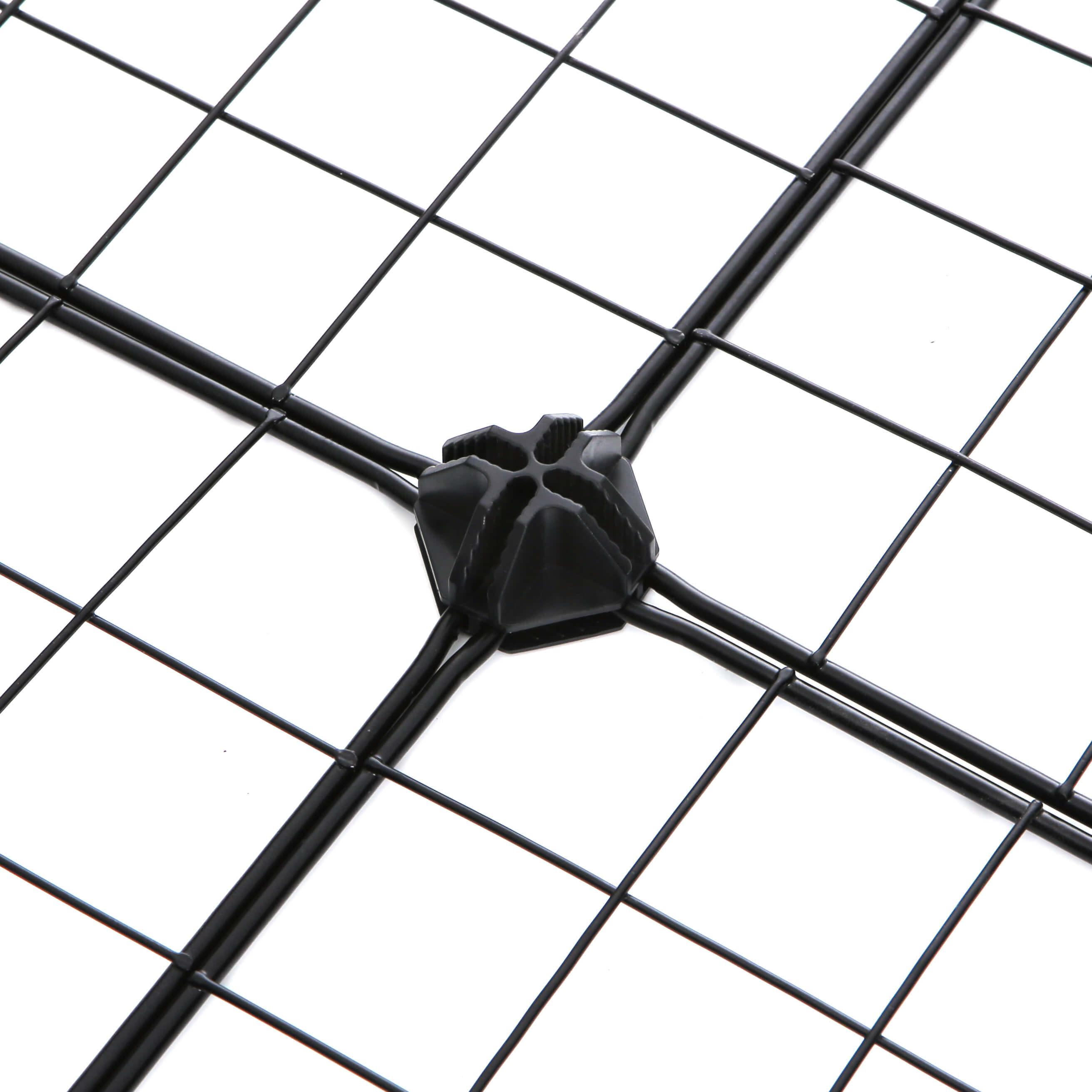 Kubskåp - Wire Mesh Plank System - förvaringsskåp - 9 fack - svart