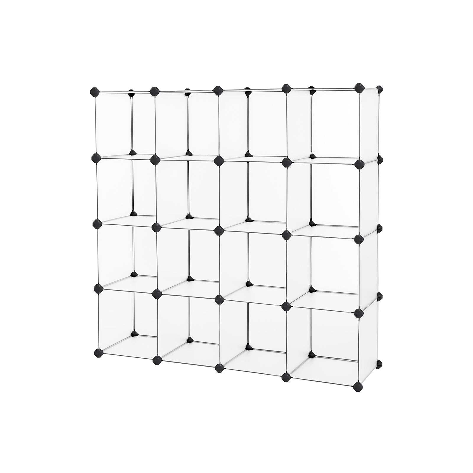 Kubskåp – mångsidigt hyllsystem – transparent