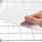 Förvaringsställ - trådbitar - 16 stycken - metall - vit