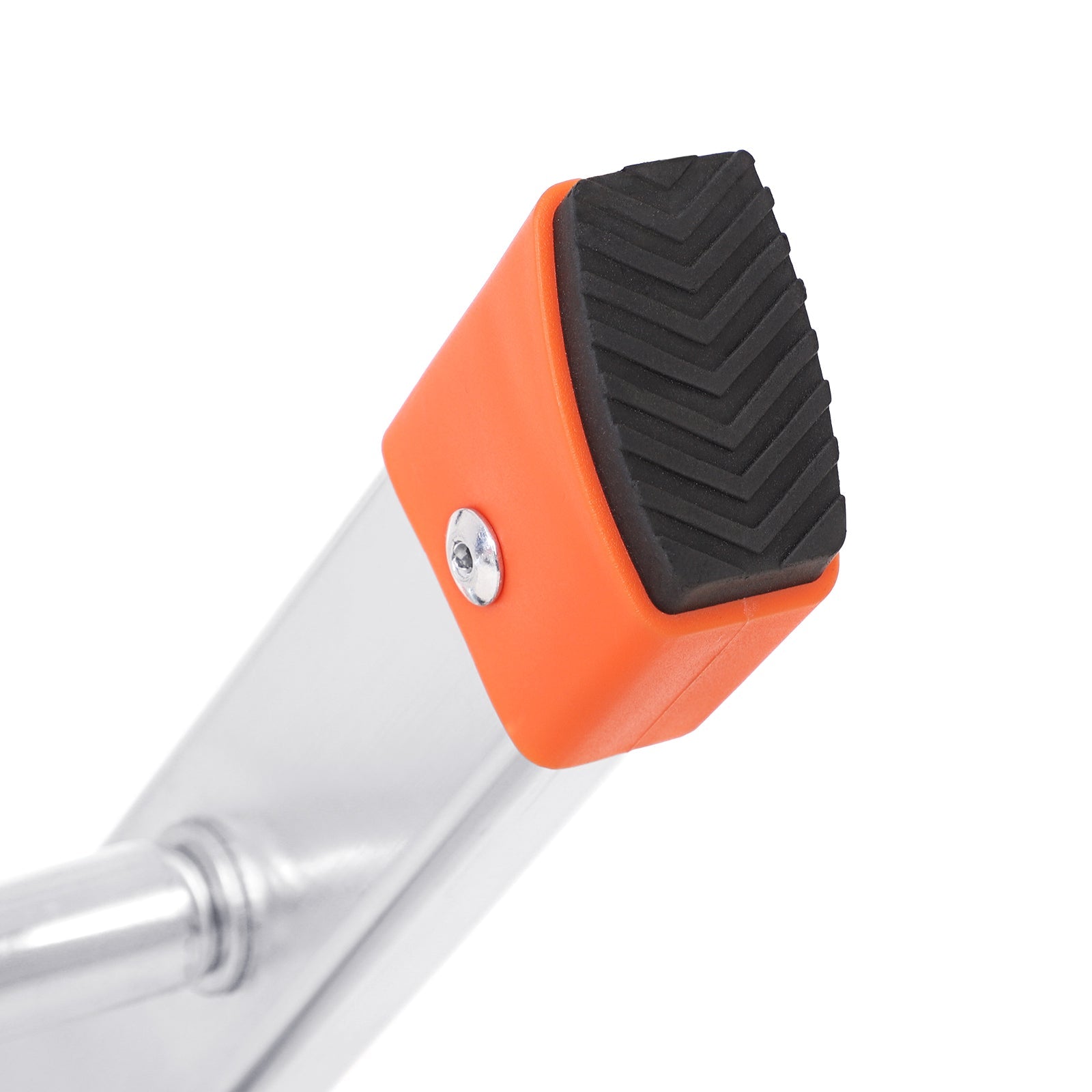 Fällbar stege – Lätt och stabil – Silver-svart-orange