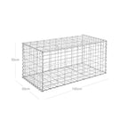 Gabion - SteenKorf - 100 x 50 x 50 cm - galvaniserad