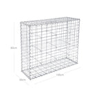 SteenKorf - Gabion - Wire High - Rostfritt stål - 100 x 80 x 30 cm