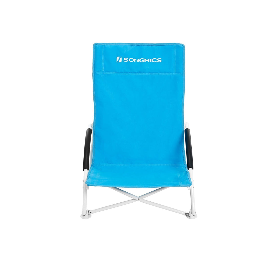 Strandstol - med högt ryggstöd - bekvämt