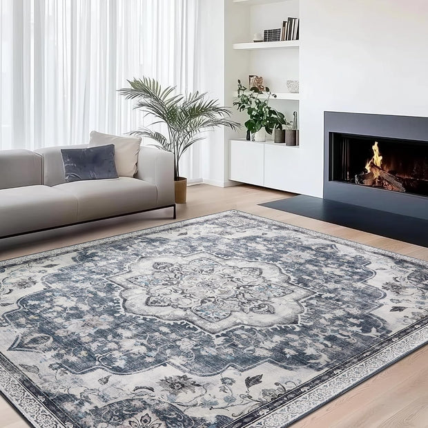 Vloerkleed - Wasbaar en Antislip - Duifgrijs - 160 x 230 cm