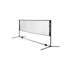 Badmintonnet - Höjdjusterbar - Tennisnet Standard - Svart