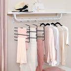 Hängen - med 5 stift - Space -Saving - Set of 4 - Black