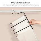 Hängen - med 5 stift - Space -Saving - Set of 4 - Black