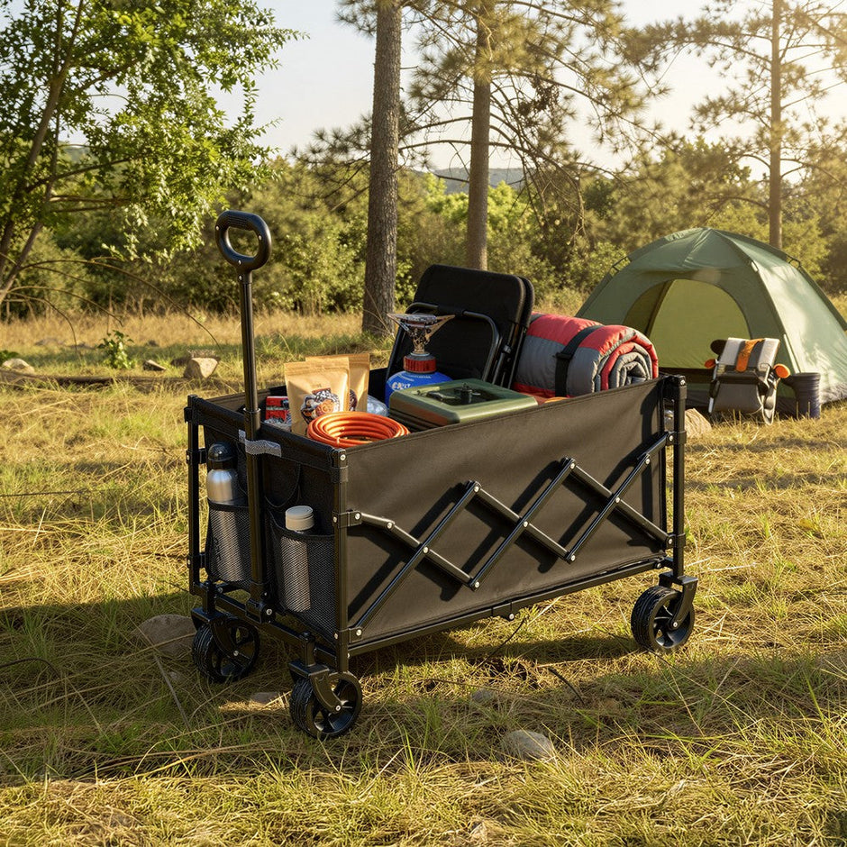 Foldable Festival and Camping Trolley - Steel