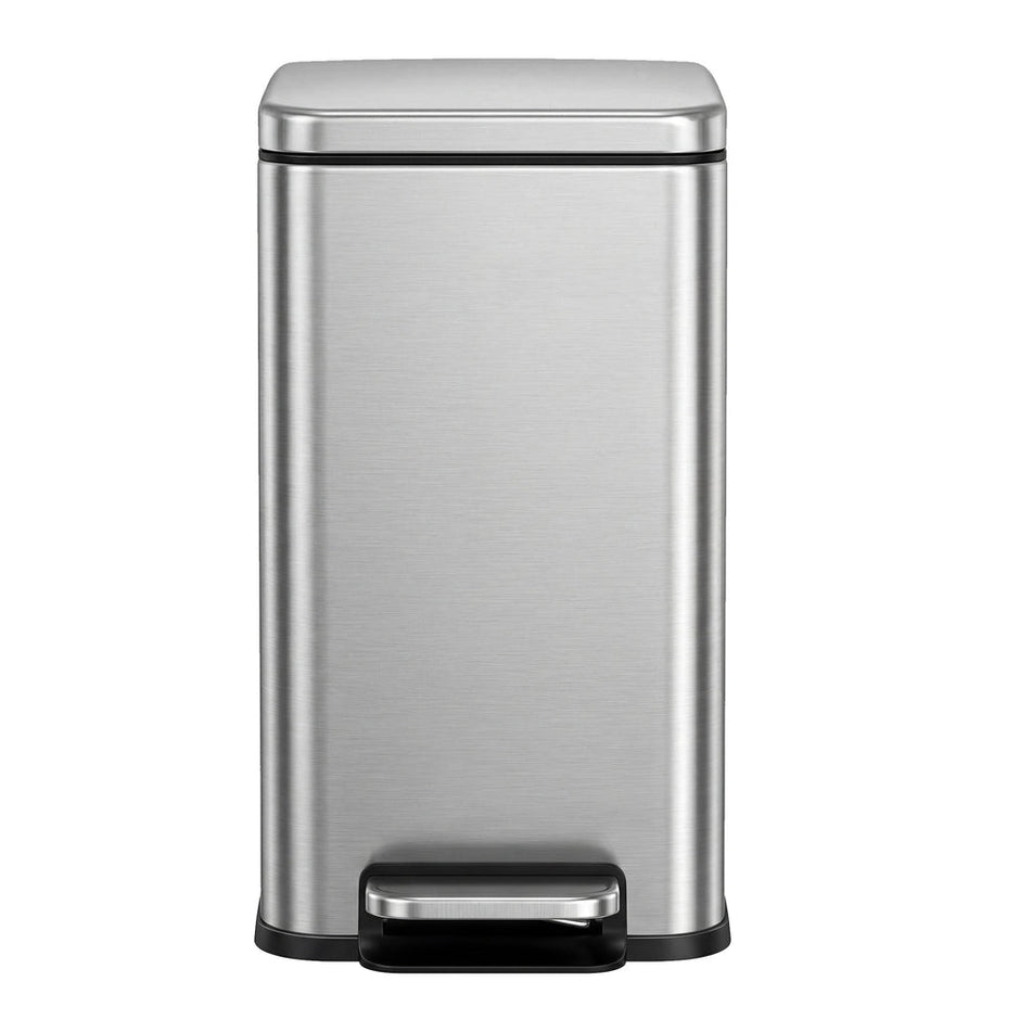 Pedal Trash Can - Steel Bin and Plastic Inner Bucket
