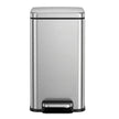 Pedal Trash Can - Steel Bin and Plastic Inner Bucket