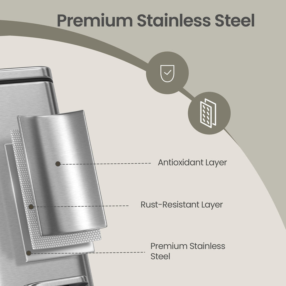 Pedal Trash Can - Steel Bin and Plastic Inner Bucket