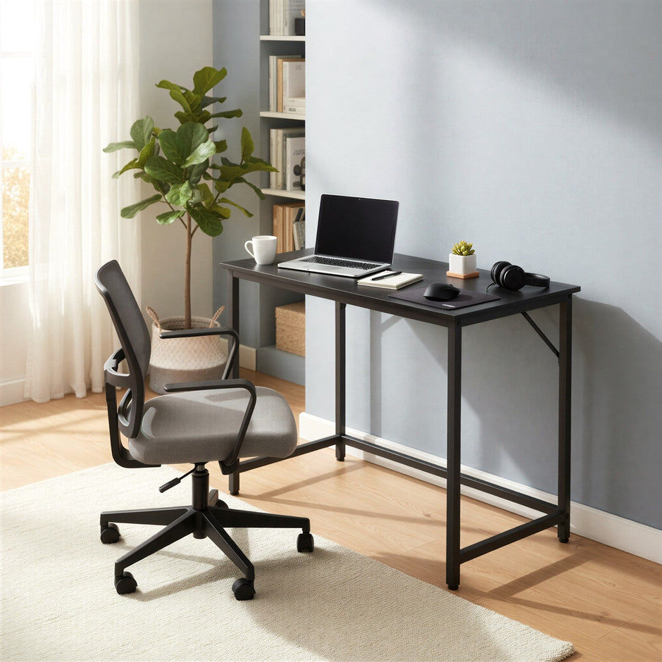 Computer Desk, for Home Study - Particleboard and Steel