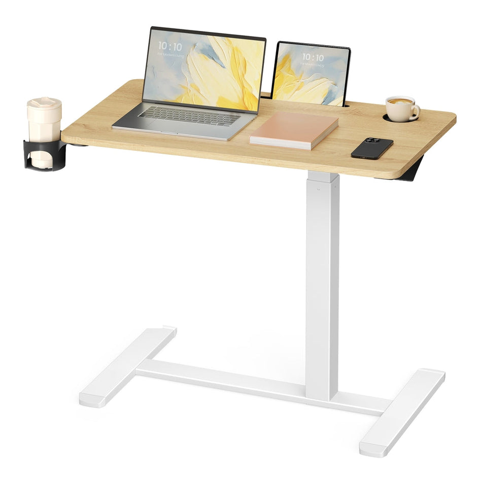 Overbed table - Steel and Wood