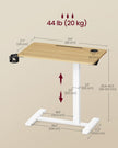 Overbed table - Steel and Wood