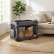 Collapsible Dog Crate - Metal Frame and PVC Coating