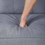 Sofa - 3 -Seater vardagsrumsbänk - Uppdaterad - 182 x 80,5 x 84 cm - grå