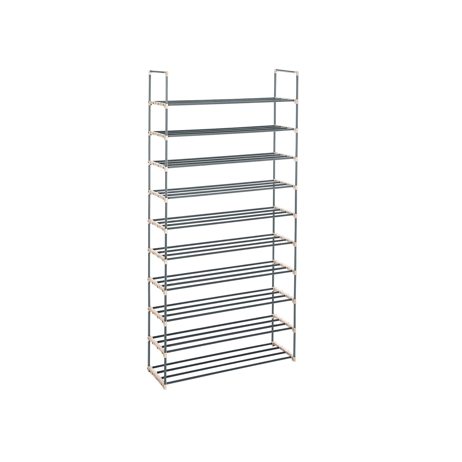 Skoställ – Utrymmesbesparande design – Trä – Brun