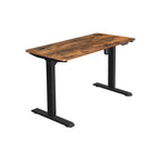 Elektriskt skrivbord - Höjdjusterbar - träövertopp