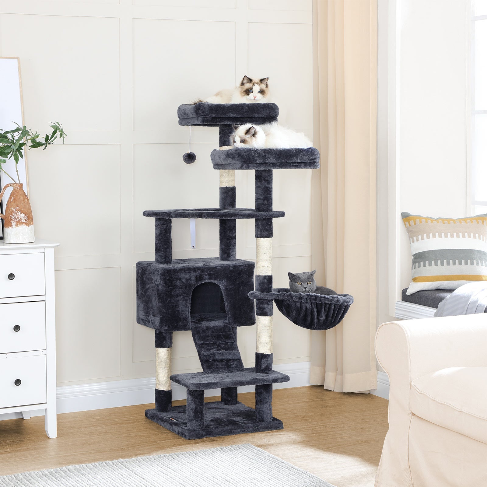 Scratching Post - 168 cm - 2 grottor