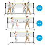 Badminton net - svart och gult