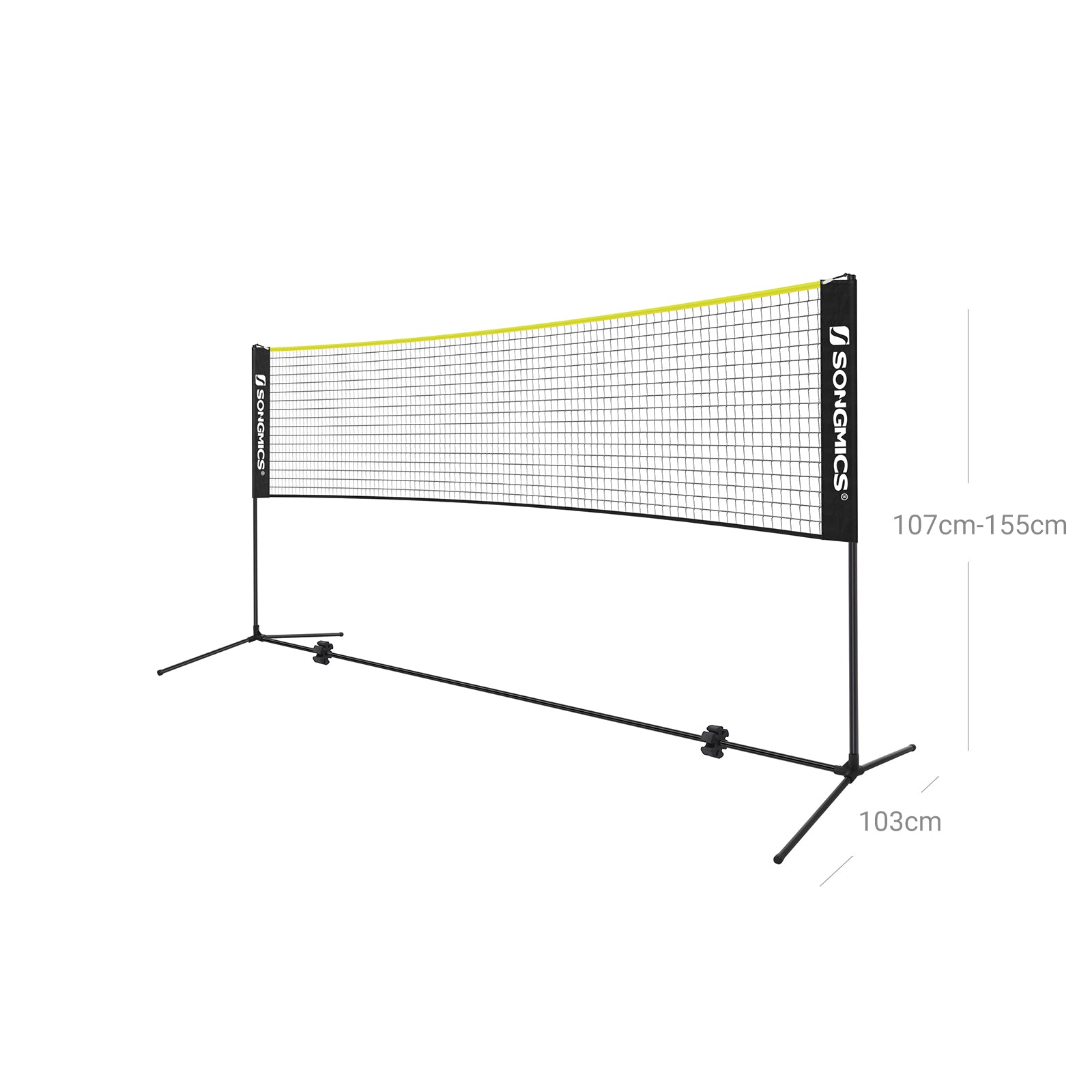 Badminton net - svart och gult