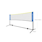 Badmintonnet - 5 m - blå & gul