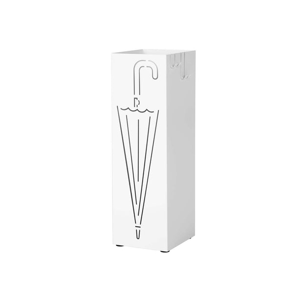 Paraplyställ – stilren design – vit