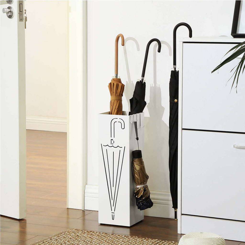 Paraply Back - Fin Design - White