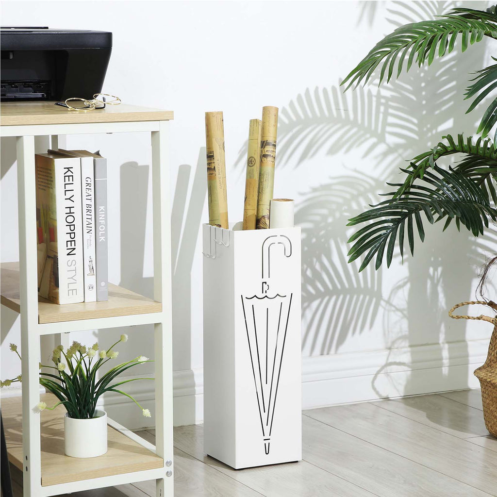 Paraply Back - Fin Design - White
