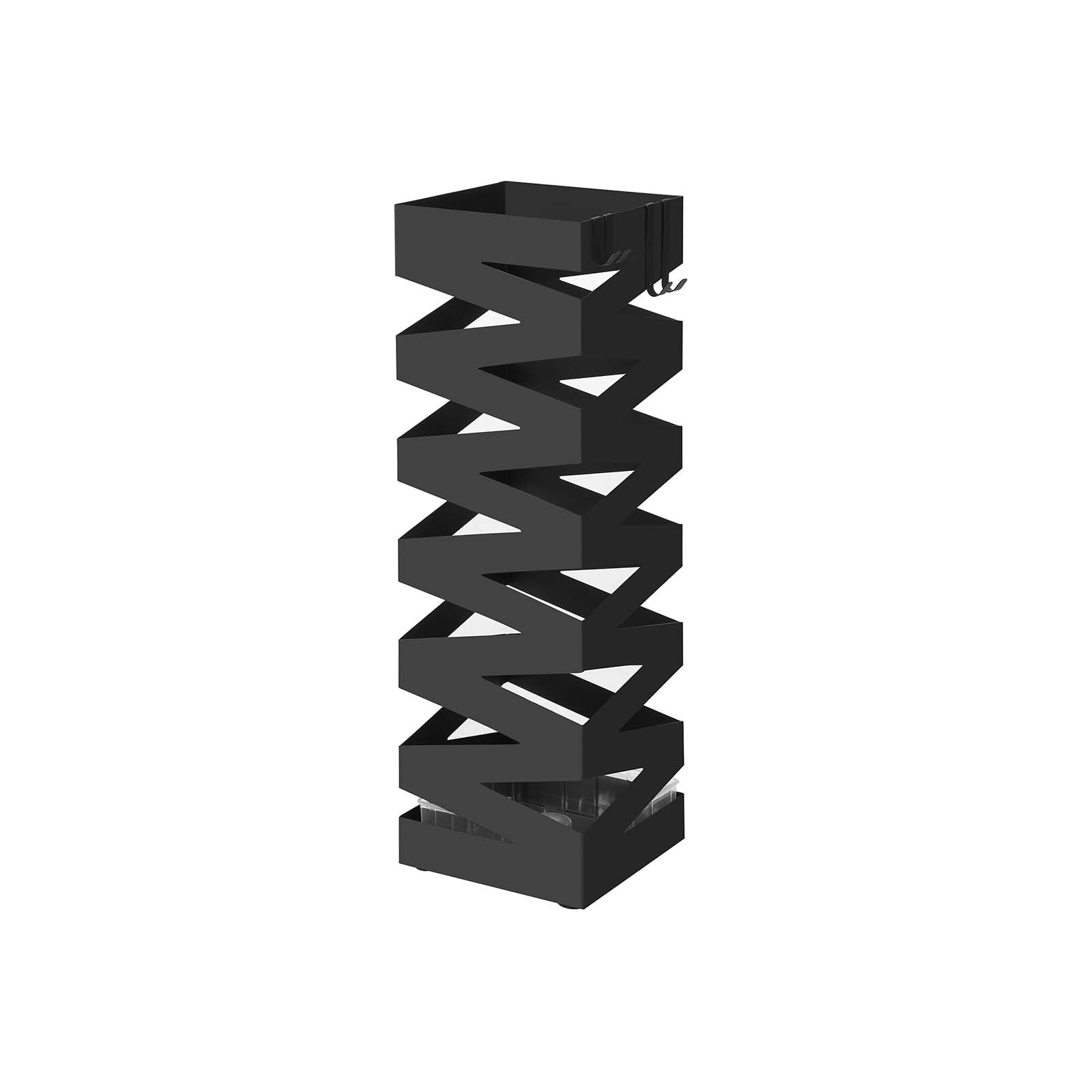Paraplyhållare - Square Design - With Water Collection - White
