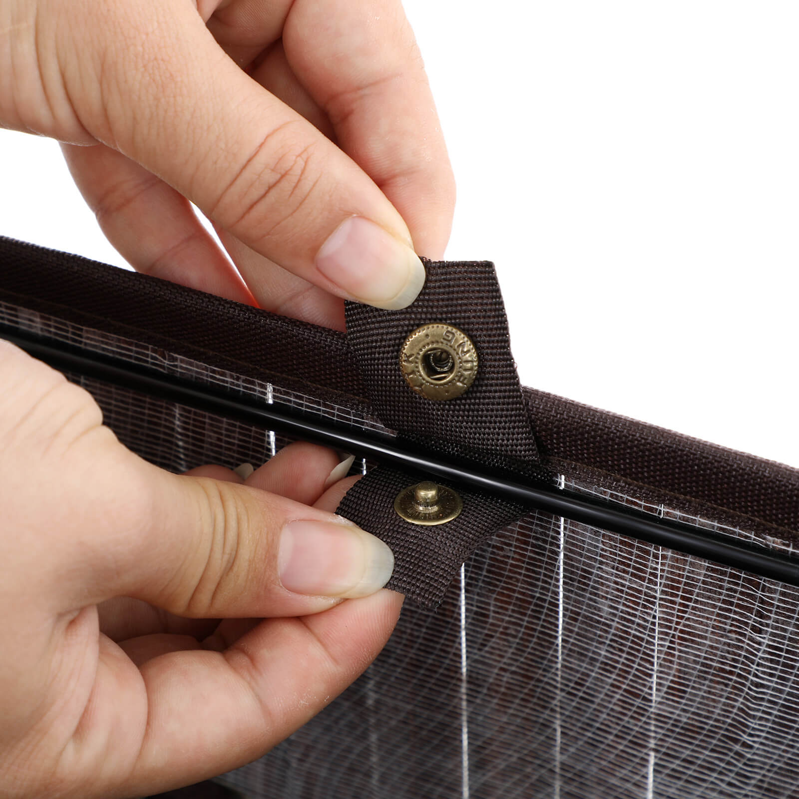 Tvättkorg i bambu – rymlig 72 L – brun