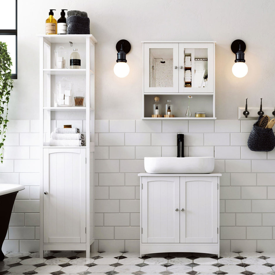 Underdel – Platssnål design – Vit