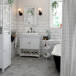 Underdel – Platssnål design – Vit