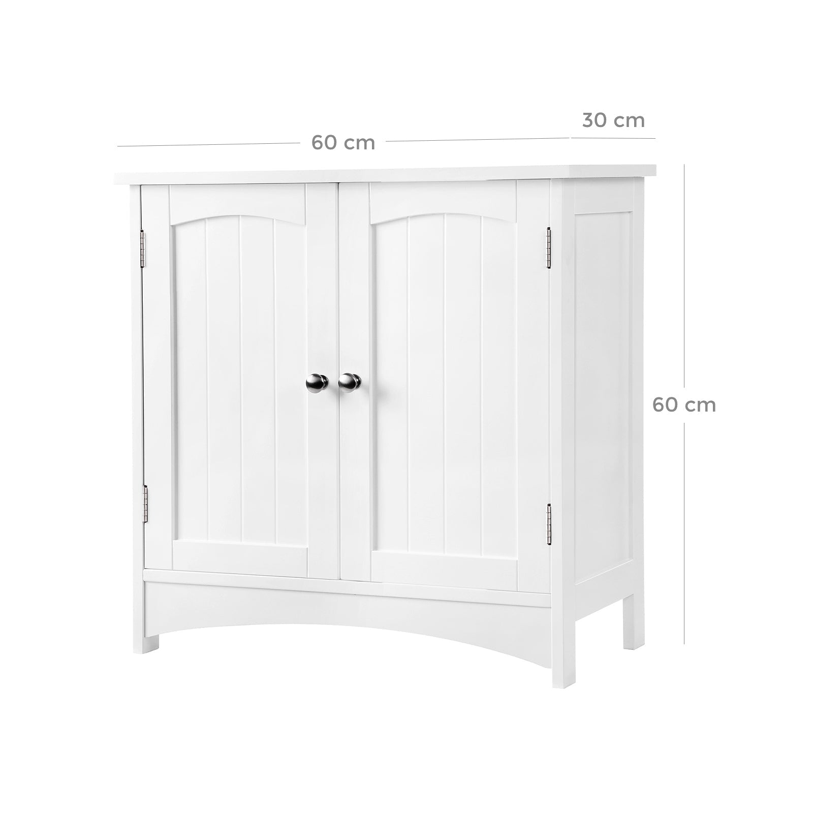Underdel – Platssnål design – Vit