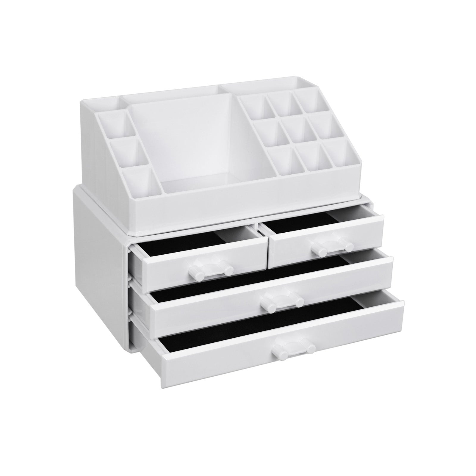 Makeup organizer – vattentät och funktionell – vit