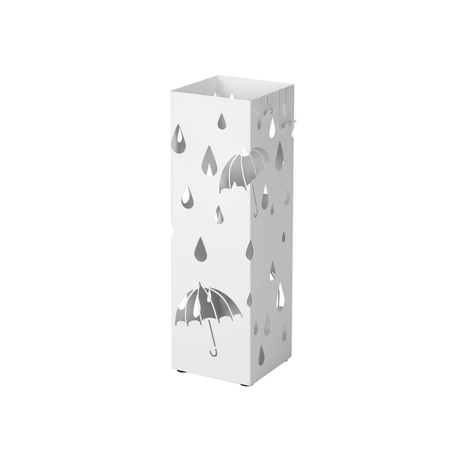Paraplyställ – Metallhållare – Elegant design – Vit