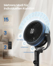 Ventilator - 23,8 x 35,4 x 111,7 cm - stille werking (20 dB) - inktzwart - 5,1 kg