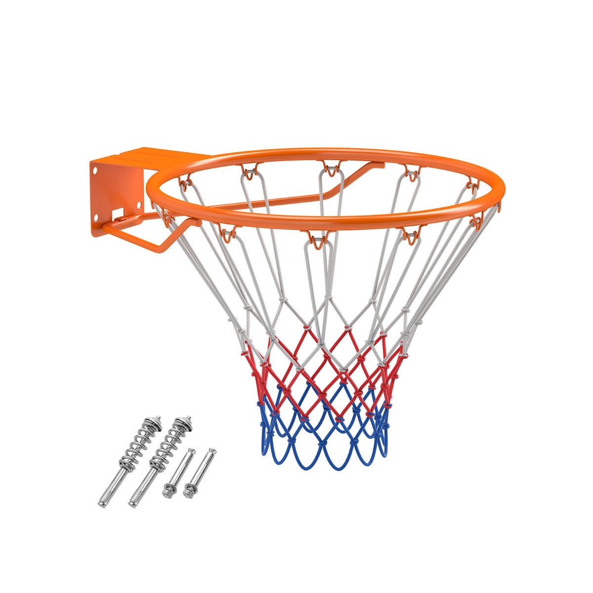 Inomhusbasketkorg – med ring och nät Mini för – Ø 45 cm – Orange