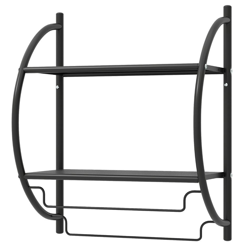 Handdukshängare – Badrum Metall – 45 x 25,5 x 55 cm – Svart