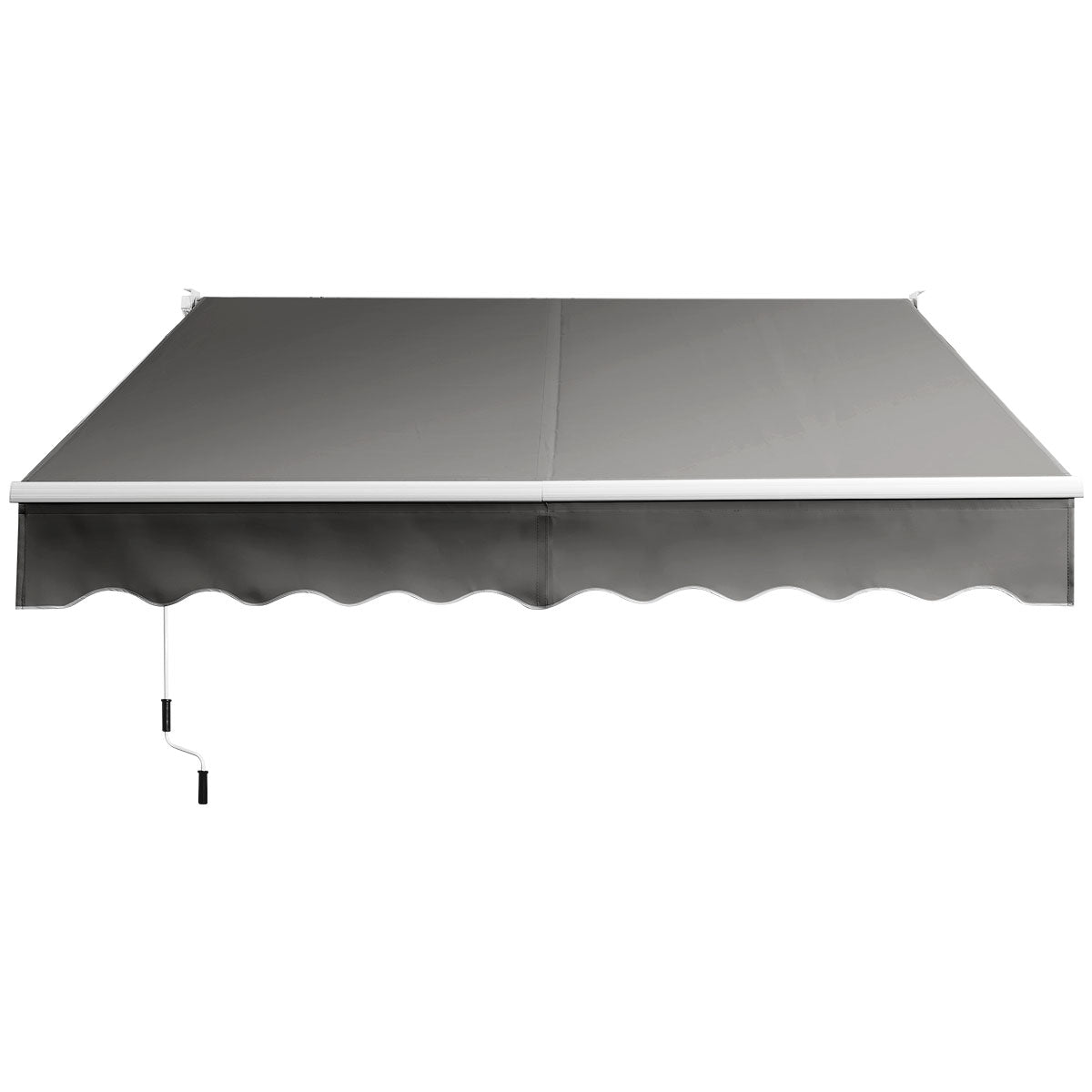 Utdragbar – Markis Aluminium Terrass Solskydd – 245 x 200 cm – Grå