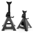Set – med st tons lastkapacitet för bildomkrafter justerbar höjd från – 2 6 36-58,5 cm – Svart