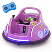 12V – Kids Bumper Car graders rotation med musik och ljus fjärrkontroll – 360 – Lila