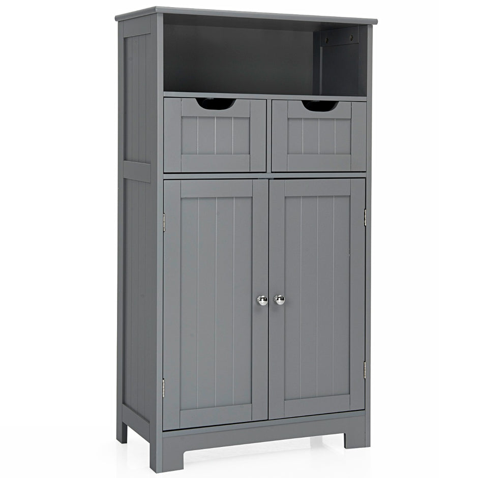 Fristående – skåp med lådor för kök Badrum – 60 x 30 x 109 cm – Grå