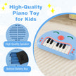 tangenter – barn keyboard med musik och ljus Baby piano bärbart – 13 – Blå