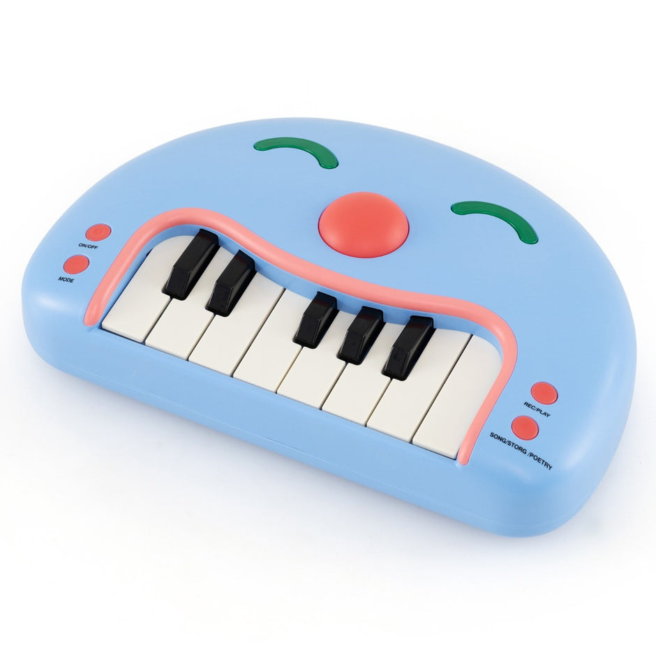 tangenter – barn keyboard med musik och ljus Baby piano bärbart – 13 – Blå