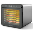 600W – torkugn med rostfria skålar torkapparat 24H timer och 30-75℃ – 7 34 x 40,5 x 32 cm – Silver