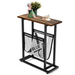 Industriellt – sidobord vånings smalt soffbord + – 2 48 x 18 x 54,5 cm – Brun